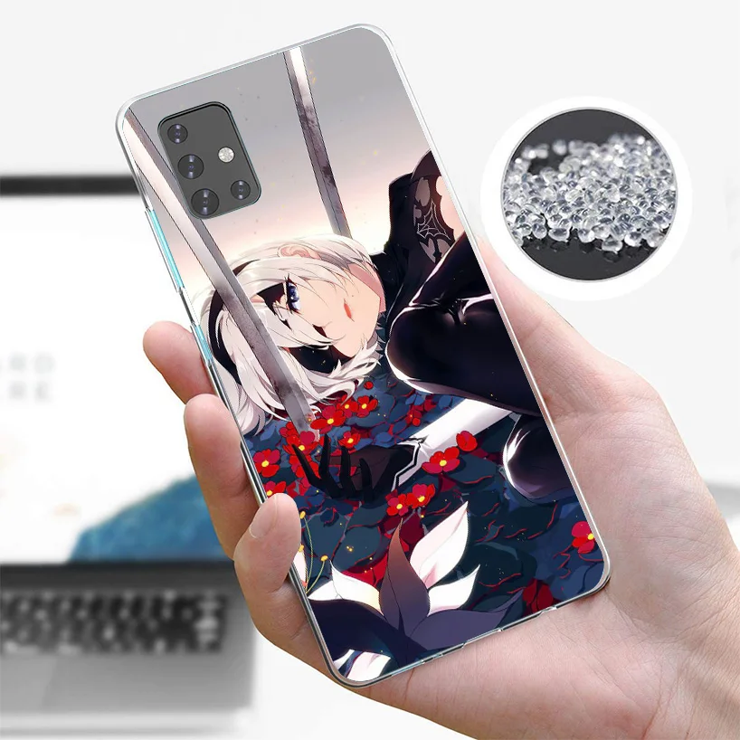 Чехол для телефона 2B Nier Automata с аниме Samsung Galaxy A51 A41 A31 A21S A11 A01 A71 A50S A40 A30 A20S A10S A6 A7 A8 A9
