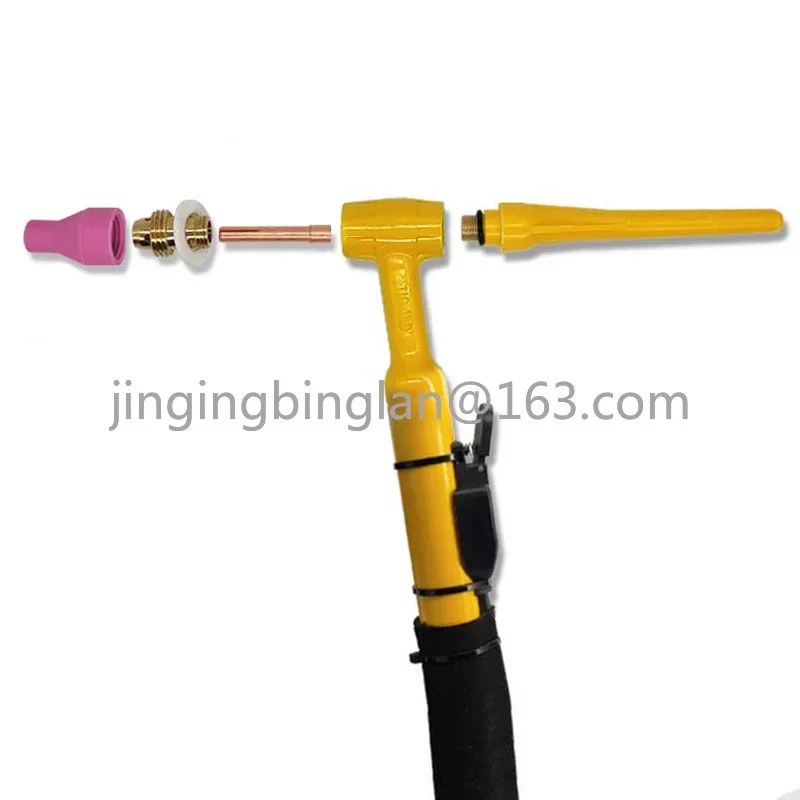 4-метровая сварочная горелка TIG с воздушным охлаждением Tig гибким медным кабелем