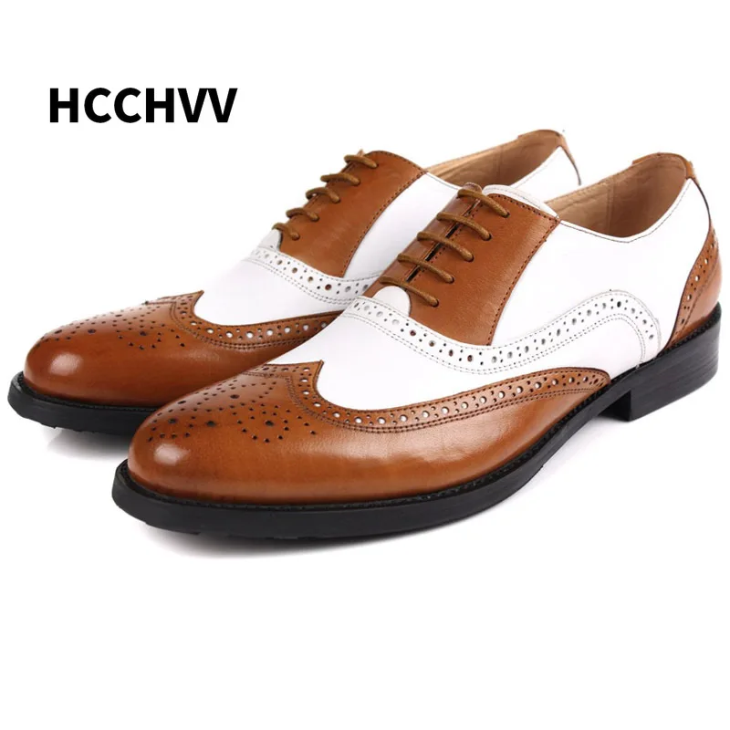 

Мужские черные, белые классические туфли, оксфорды для зрителя, мужская обувь, коричневые, белые, европейские деловые мужские костюмы, броги, мужская обувь