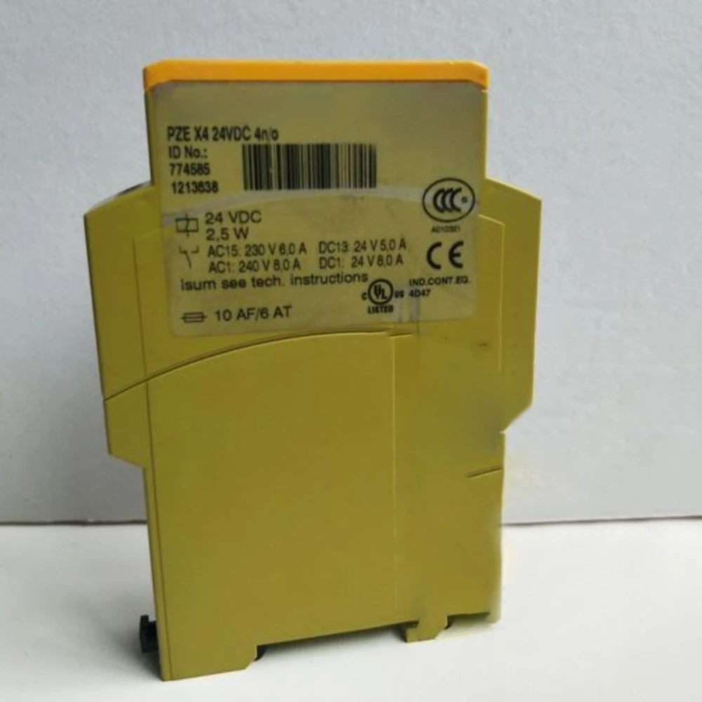 Модуль управления реле безопасности PZE X4 24 В постоянного тока 4n/o