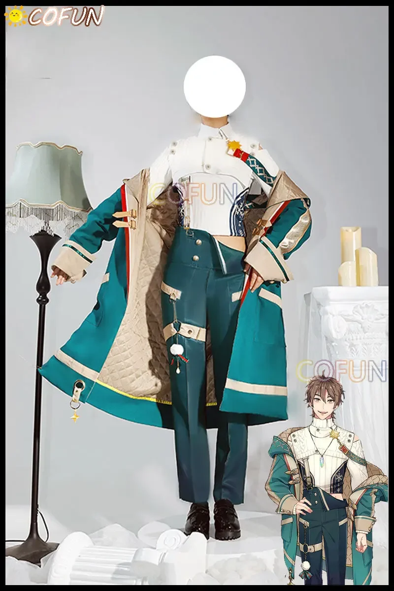 COFUN Game NU:Carnival Eiden Косплей Костюм Униформа Хэллоуин Вечеринка Наряд Женщины