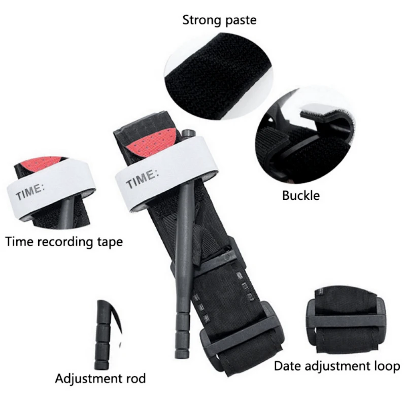 Тактический безопасный военный жгут для выживания боевой вращающийся