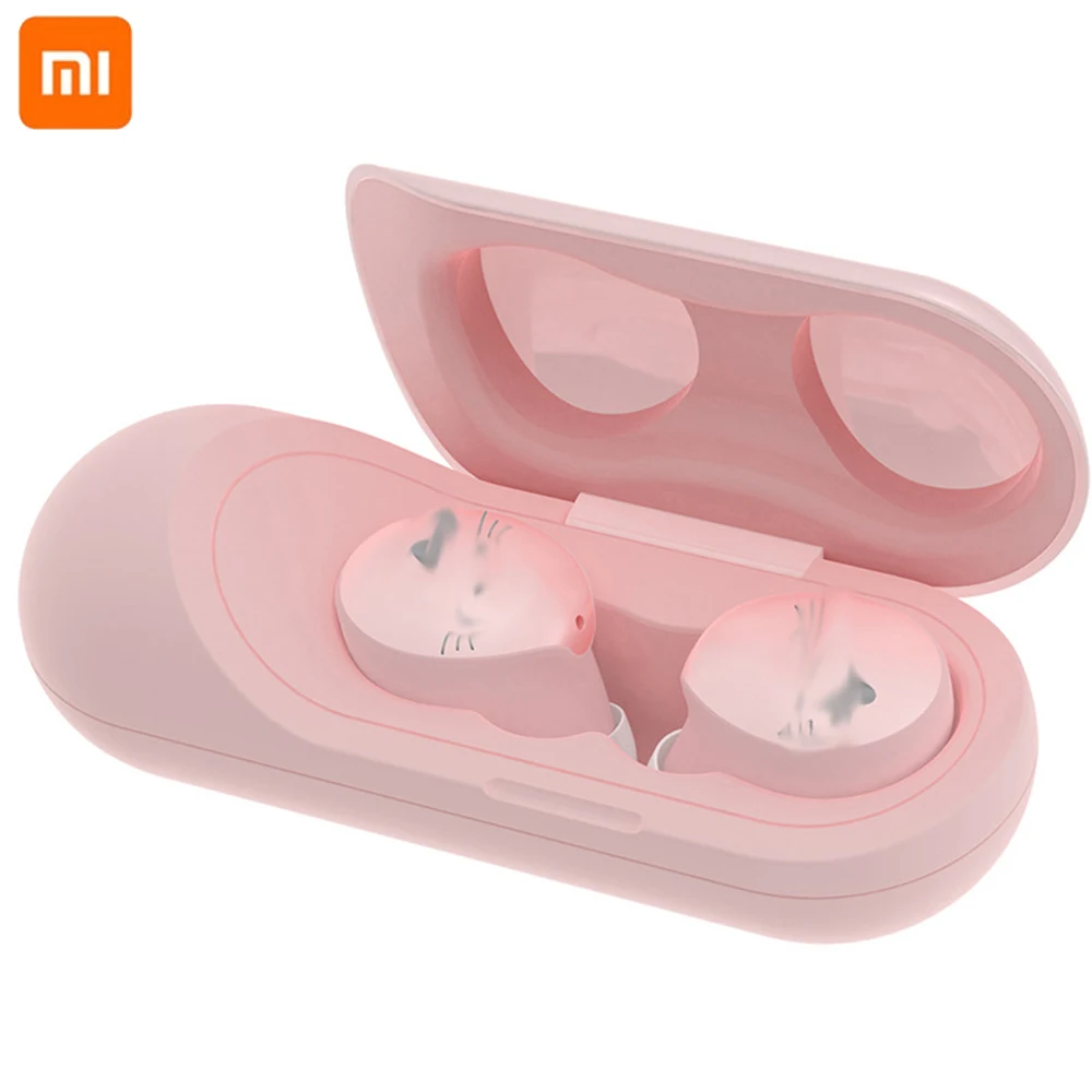 

Беспроводные женские Bluetooth 5,0 наушники XIAOMI с зарядным футляром