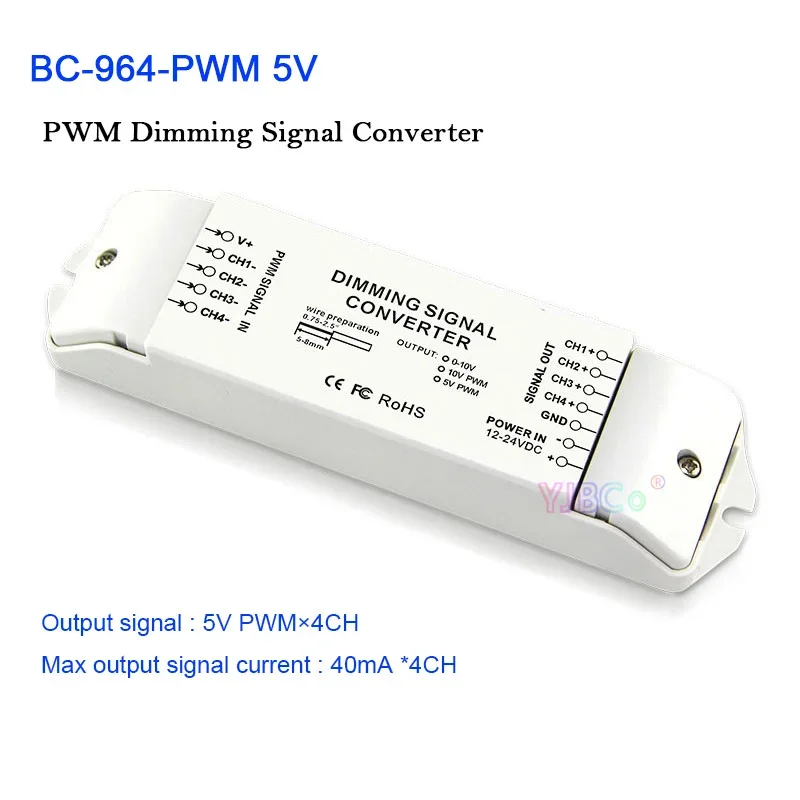 12 В-24 В 4 канала устройство управления яркостью преобразователь сигнала ШИМ CV/CC