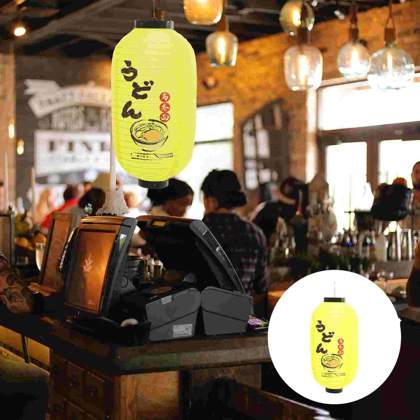 

Lantern Japanese Lanterns Hanging Bar Sushi Paper Silk Restaurant Outdoor Decor Decorations Ramen Izakaya Decoration Party