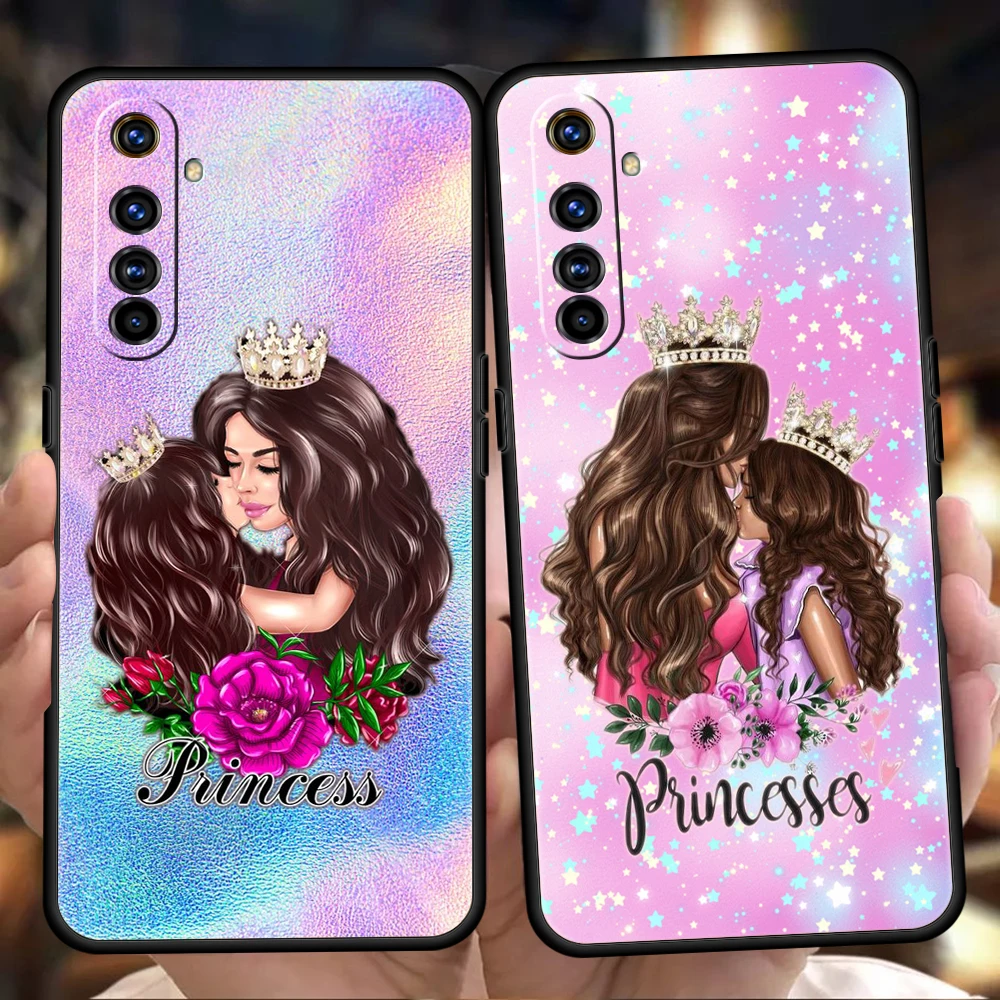 

Baby Mom Girl Silicone For Realme 9 Pro GT2 6 7 8 10 C11 C21Y C25 C35 GT Neo 2 3 3T Pro Plus 5G Shockproof Phone Cover Funda Bag