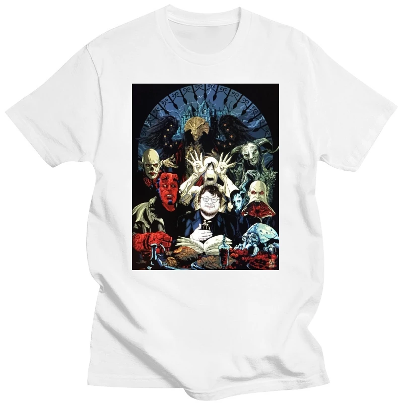 

Guillermo Del Toro Original Art T Shirt Hellboy Pans Labyrinth Cronos Tee