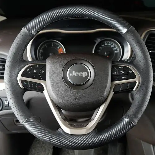 

Чехол на руль для Jeep Compass Renegade Patriot Cherokee Grand Cherokee