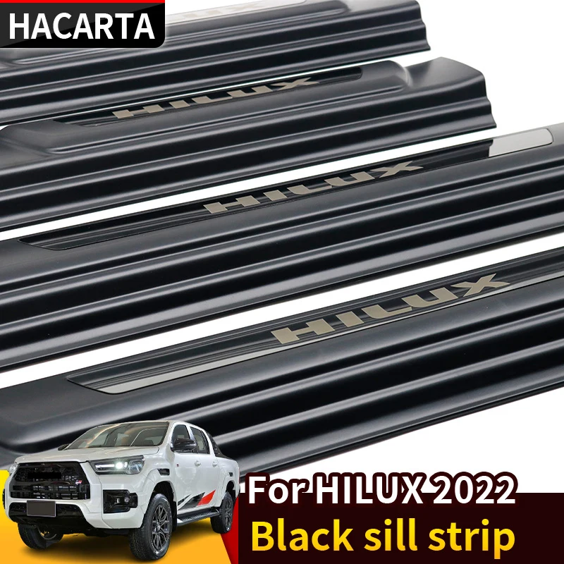 Автомобильные аксессуары для Hilux 2022 Высококачественная полоса из нержавеющей