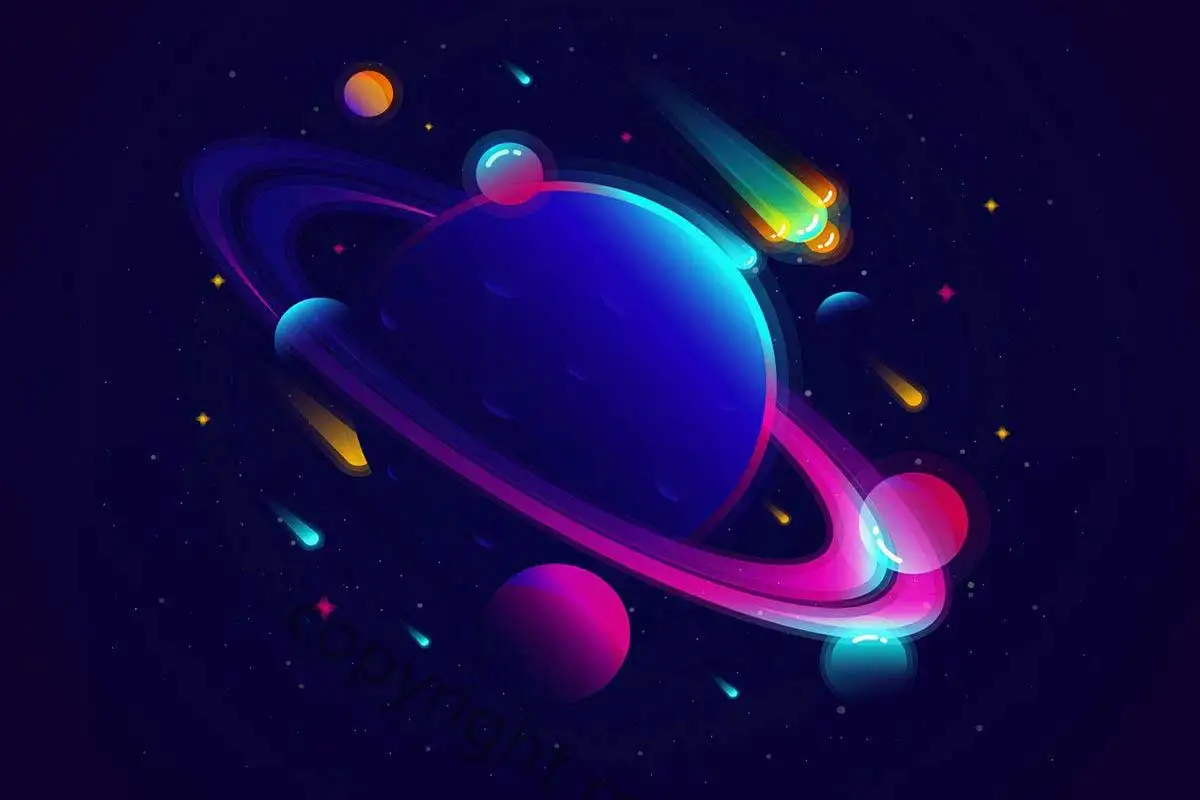 

Неоновая космическая Планета в стиле ретро, винтажная металлическая вывеска, жестяные таблички, Настенный декор, неоновая вывеска для мужч...