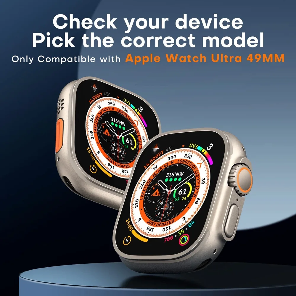 Защитная пленка из закаленного стекла для Apple Watch Ultra 49 мм смарт-часы HD защитная