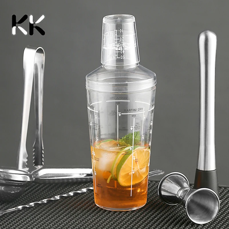 Pc Transparent Shaker Boston Graduated Cocktail Shake Glass Bartender Kit Bar Accessories Alcohol Dispenser Tools |