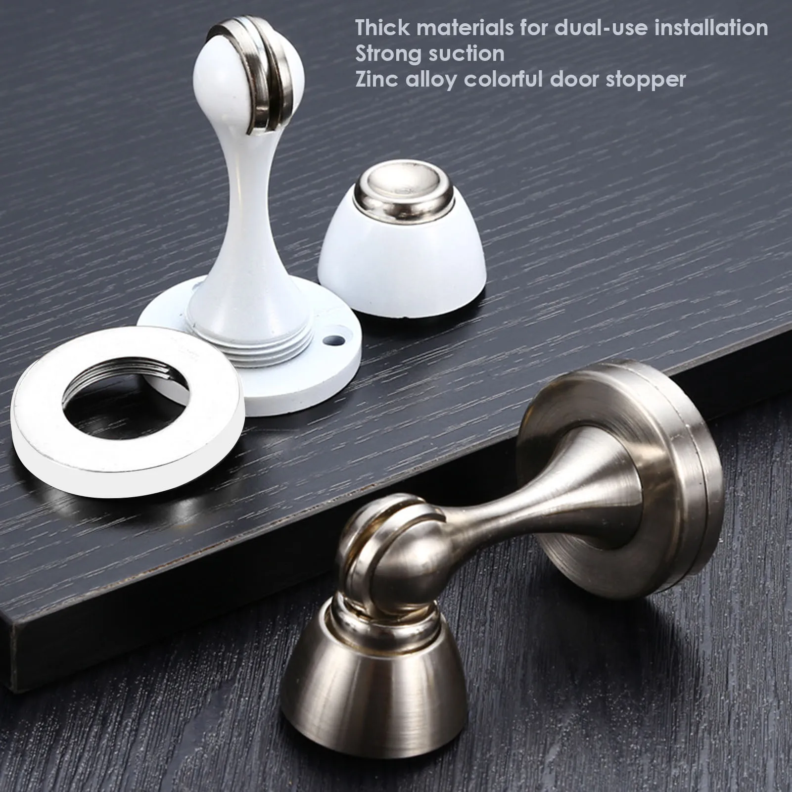 

Дверной ограничитель, сильный магнитный настенный держатель двойного назначения с присоской для открывания двери, безопасный дверной держ...