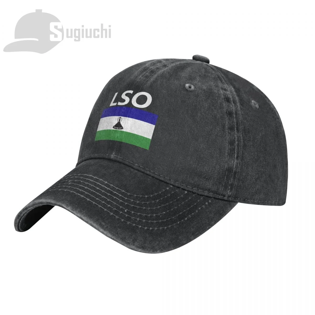 

Lesotho Flag With Letter Washed Cotton Cap Gorras Snapback Caps Baseball Dad Outdoors Travel Sun Hats Casquette