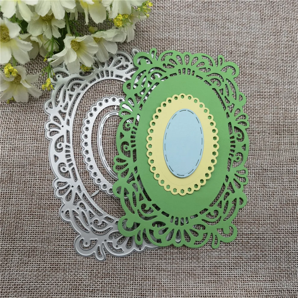 

3 шт. кружевная прямоугольная рамка, трафареты для резки металла, трафареты для «сделай сам», скрапбукинг, декоративное тиснение, шаблон руч...