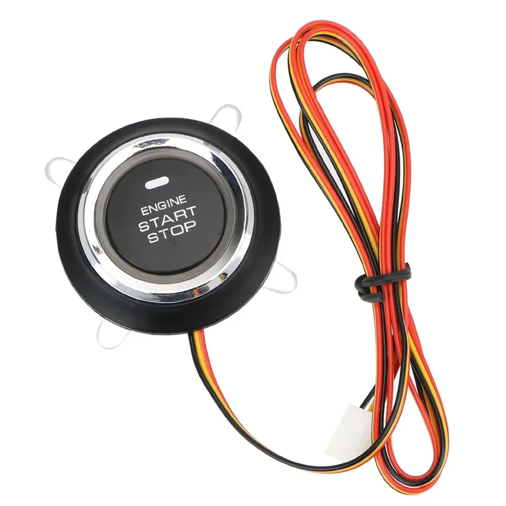 

Универсальная Система Запуска Без Ключа, 12 В, Кнопка Запуска Двигателя, Кнопка Остановки, Переключатель Зажигания