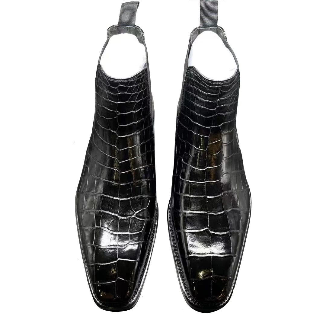 Ботинки chue мужские с крокодиловой подошвой