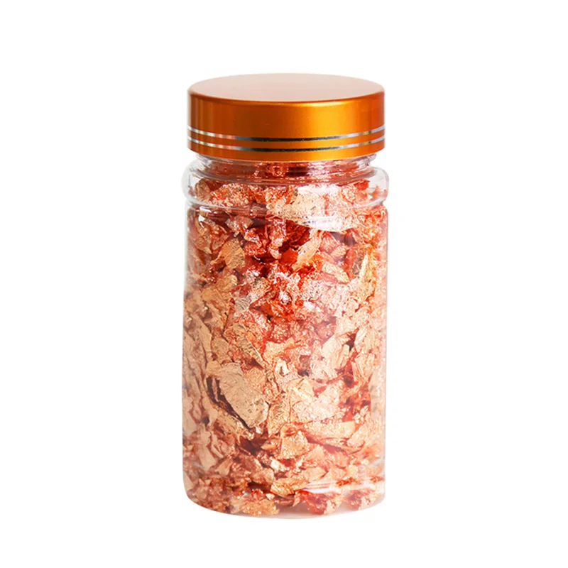 1 шт. блестящие золотые хлопья для листьев блестки конфетти рисования искусства