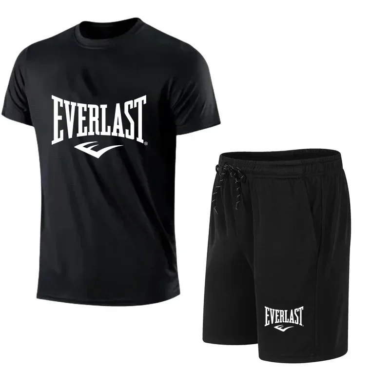Фото EVERLAST, камуфляж неформальный для мужчин + брюки cortos, комплект из 2-х предметов, комплект deportivo de manga corta con respira №2