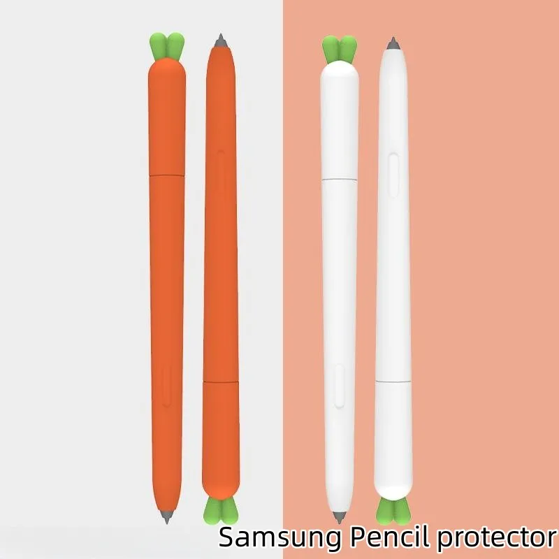 

Stylus Case Pencil Cute Silicone Protective Cover Shockproof Dustproof for Samsung Galaxy Tab S6 Lite S Pen S7 S8 Plus S8Ultra