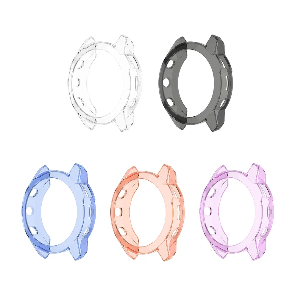 

Smartwatch TPU Bumper Cover Replacement for Garmin Epix Gen 2 Clear Frame Shell Sleeve Soft Protective Case
