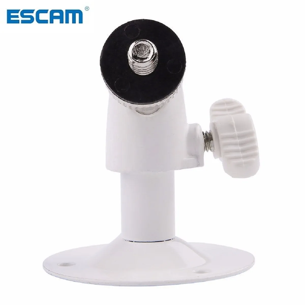 

90 degree Metal Wall Mount Rotating Ceiling Bracket Stand Holder For CCTV Surveillance Security Camera White