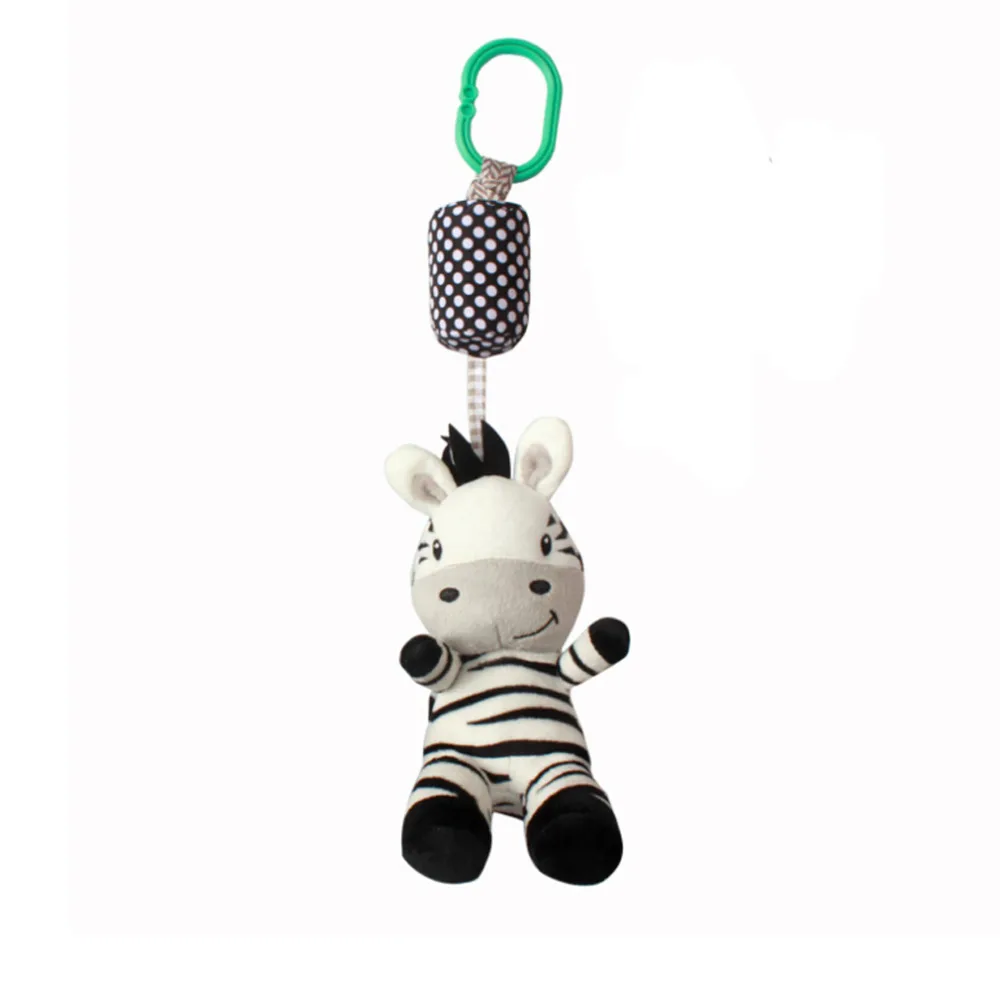 

Cartoon Zebra Infant Mobile Cloth Toy Baby Trolley Bed Rattles Wind Chimes Bebe Crib Bed Hanging Doll Pacify Toy Baby Toys