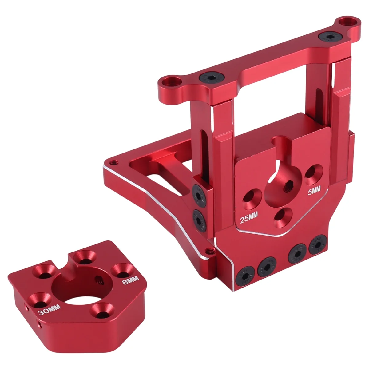

Metal Upgraded Motor Mount Seat Quick Dis embly for TRAXXAS 1/5 X-Maxx XMAXX 6S 8S 1/6 XRT RC Car Upgrade Parts,1