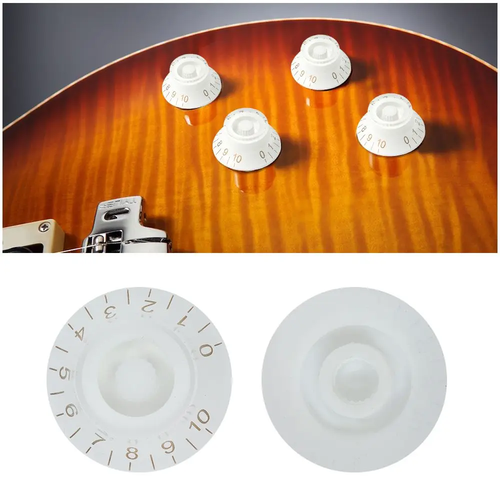 

Guitar Accessories Electric Guitar Speed Control Bass Tuning Switch Hat Shape Knob Tone Volume Knobs For Les Paul LP