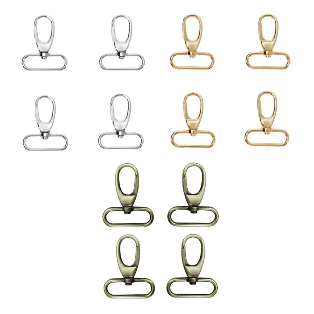 

4 Lobster Clasps Clips Carabiner Swivel Keychain DIY Charms 38mm