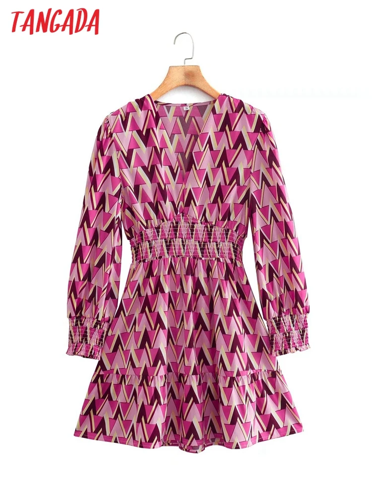 

Платье-рубашка женское с V-образным вырезом и длинным рукавом