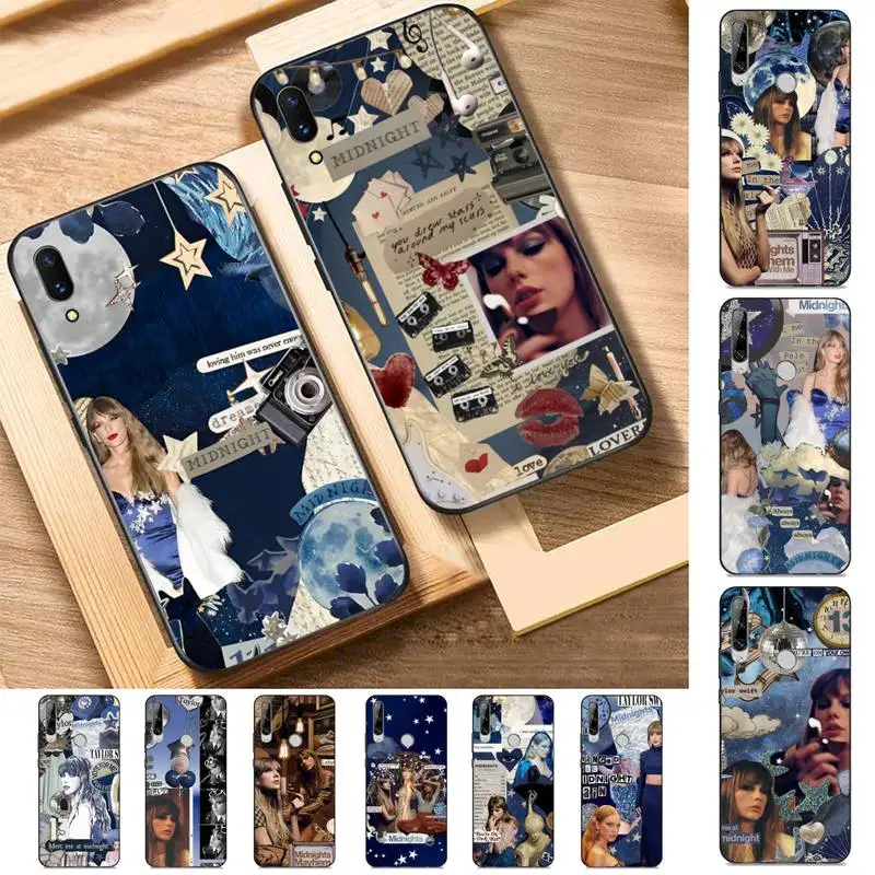 

T-Taylors S-Swifts Midnights Phone Case for Huawei Y 6 9 7 5 8s prime 2019 2018 enjoy 7 plus