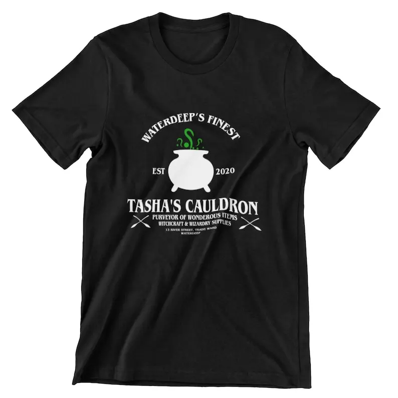 Футболка Tasha's Cauldron Подземелья и Драконы вдохновленный дизайном
