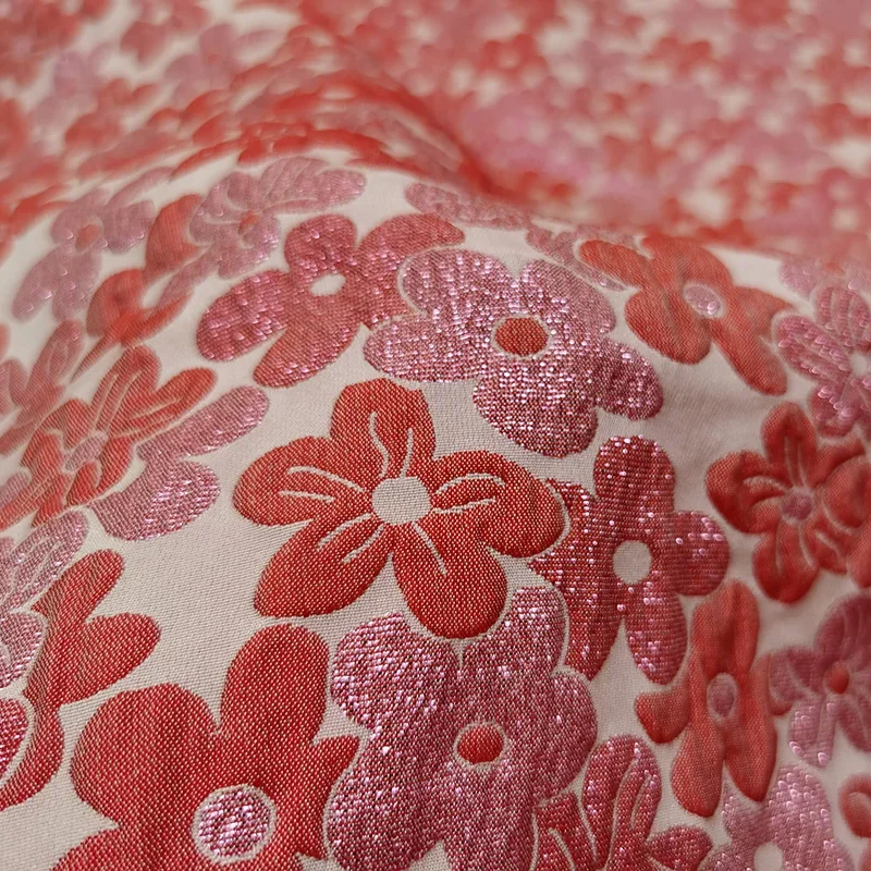 Жаккардовая парчовая ткань Французский светлый роскошный дворец Маленький