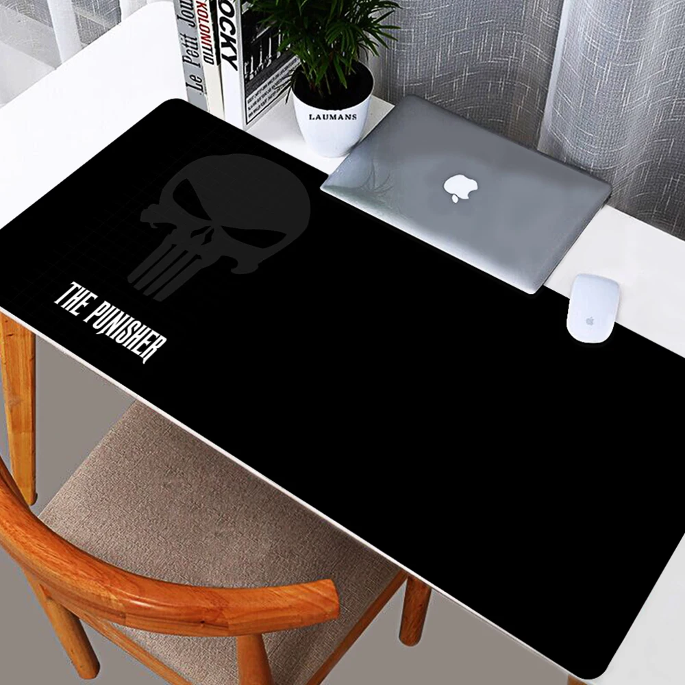 

Protection Punisher Mouse Pad Gamer Keyboard Maus Pad Desk Big Mouse Mat Game Accessories For Overwatch Boy girl gift