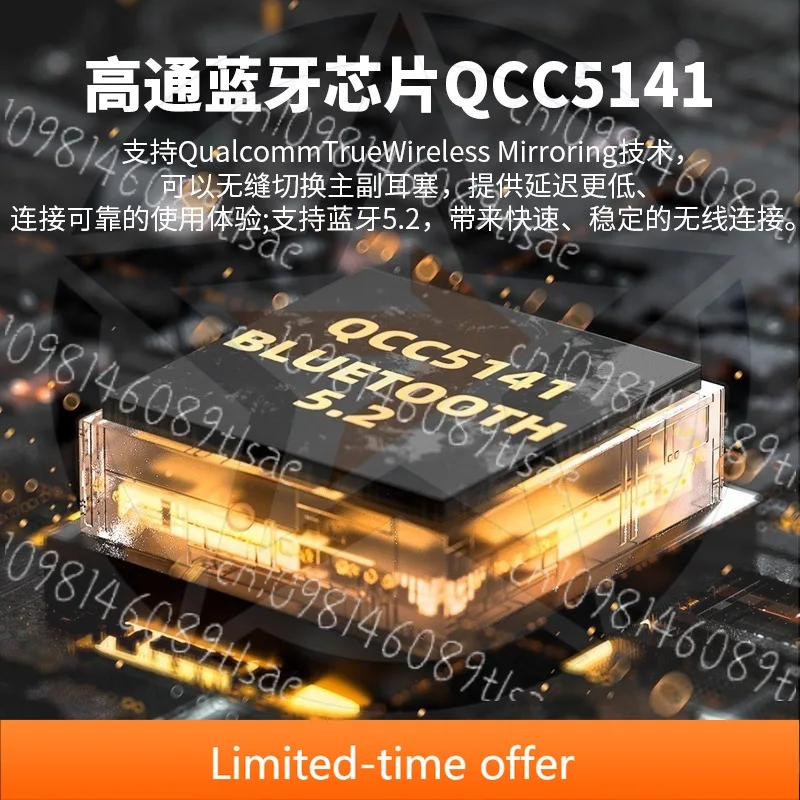Фото Адаптер Bluetooth UTWs5 TWS, Hi-Res, 96 кГц/24 бит, LDAC, MMCX, 0,78 мм, 2-контактный, со встроенным усилителем, беспроводной аудиоадаптер №2