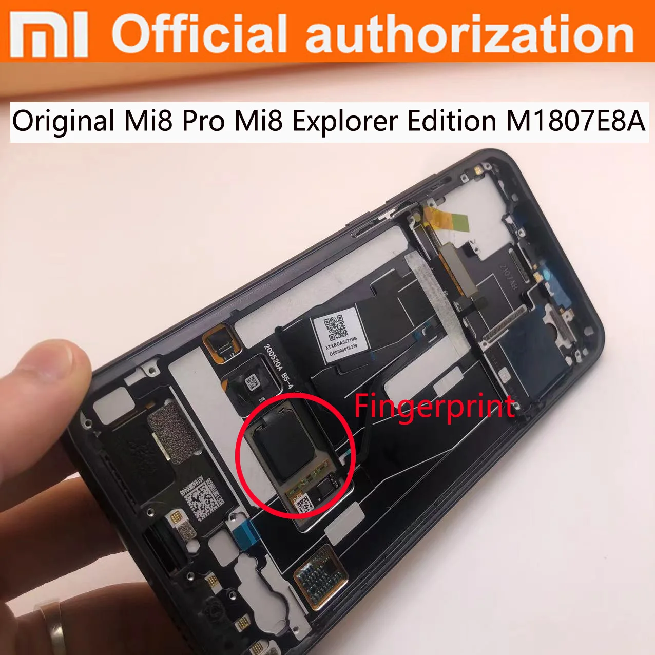 Оригинальный дисплей Xiaomi Mi 8 Pro Mi8 Explorer Edition Super Amoled сменный экран со сканером