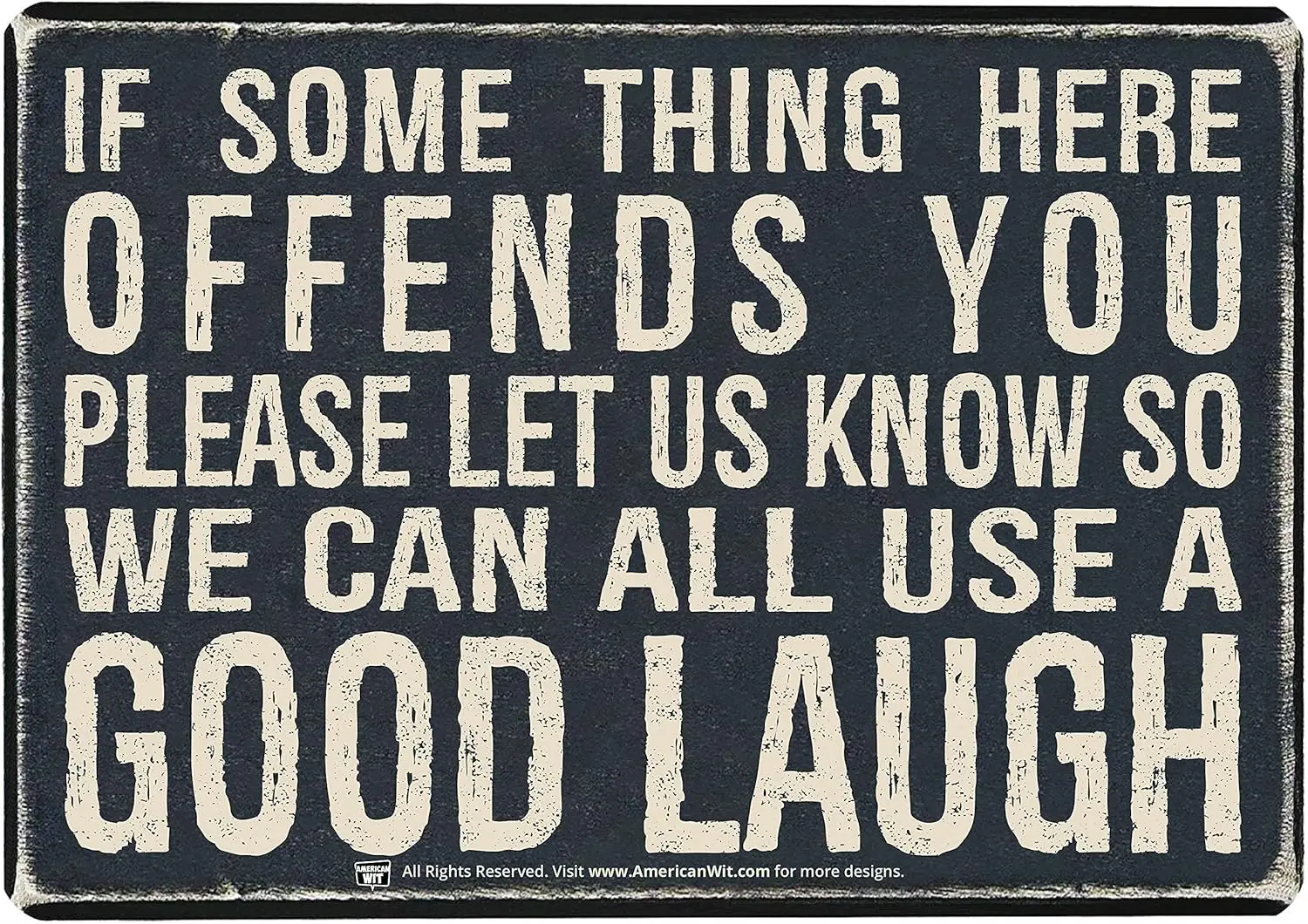 Металлический жестяной настенный знак (16x12 5 дюйма) (если что-то здесь окажется