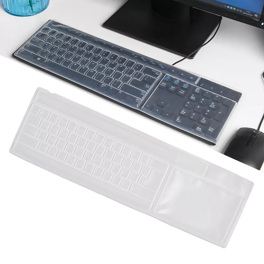 

1 шт. Универсальный пыленепроницаемый защитный чехол для клавиатуры Водонепроницаемая защитная Пленка чехол для клавиатуры настольного ко...