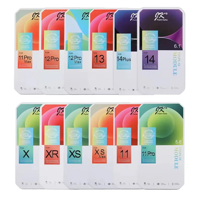 Фото Серия JK Incell для iPhone 11, 12, 13, 14, 15, Pro Max Plus Mini X XS XR, замена преобразователя сенсорного экрана в сборе №2
