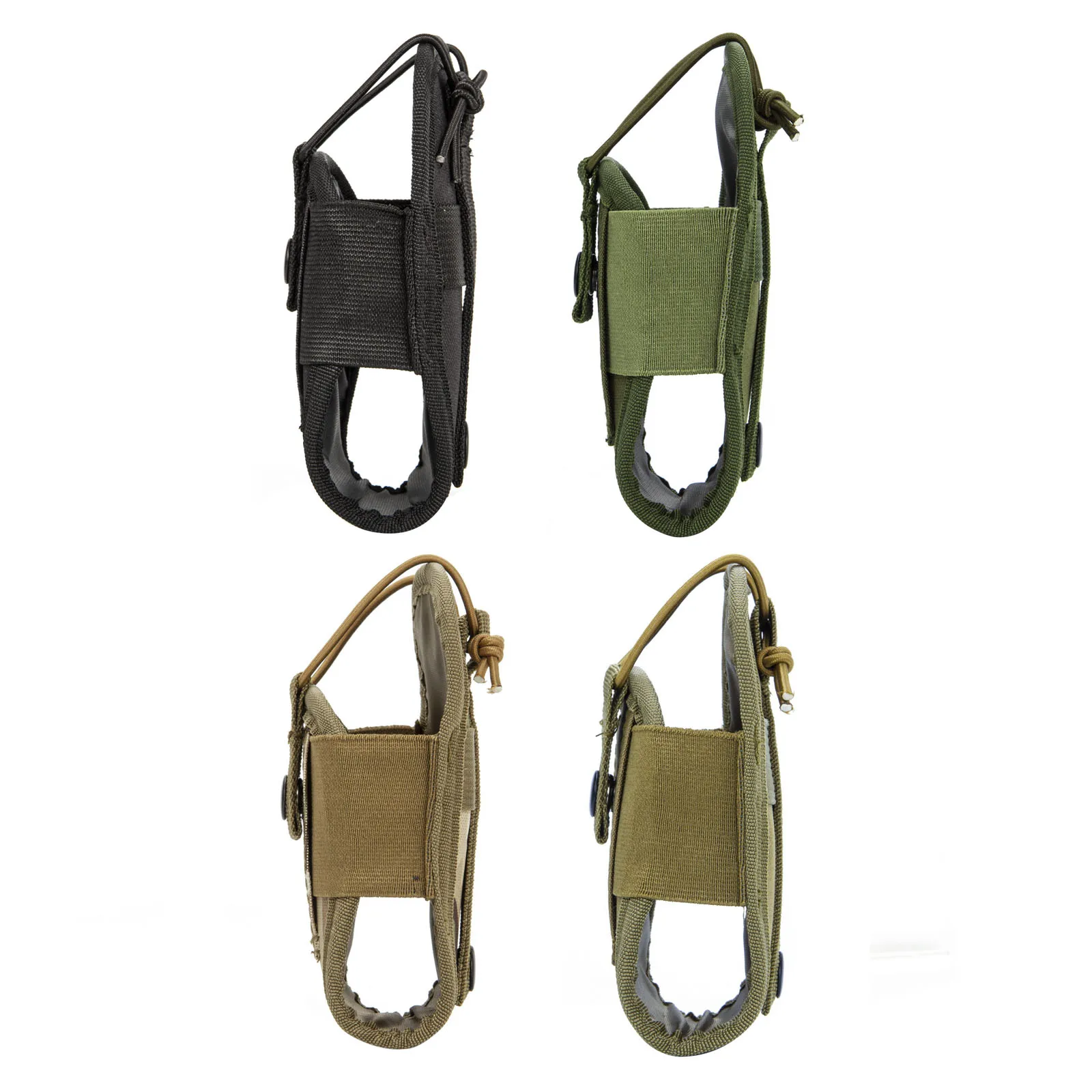 Tactical Radio Walkie Talkie Pouch Waist Bag Holder Pocket Portable Interphone Holster Carry Bag for Hunting Camping