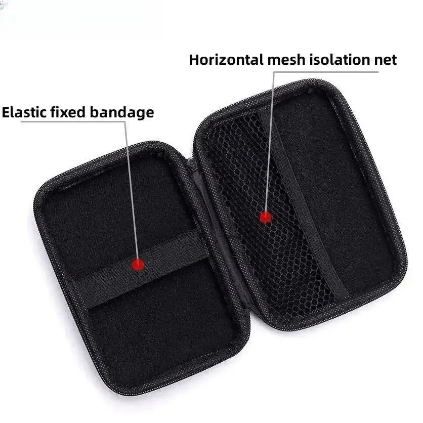 Портативный жесткий диск для наушников-органайзера с USB-зарядным устройством