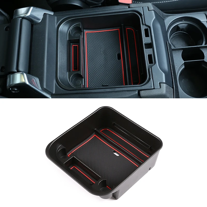 

Для Land Rover Discovery 4 LR4 2010-2016 автомобильная центральная консоль подлокотник ящик для хранения органайзер лоток центральные аксессуары для уборки ABS