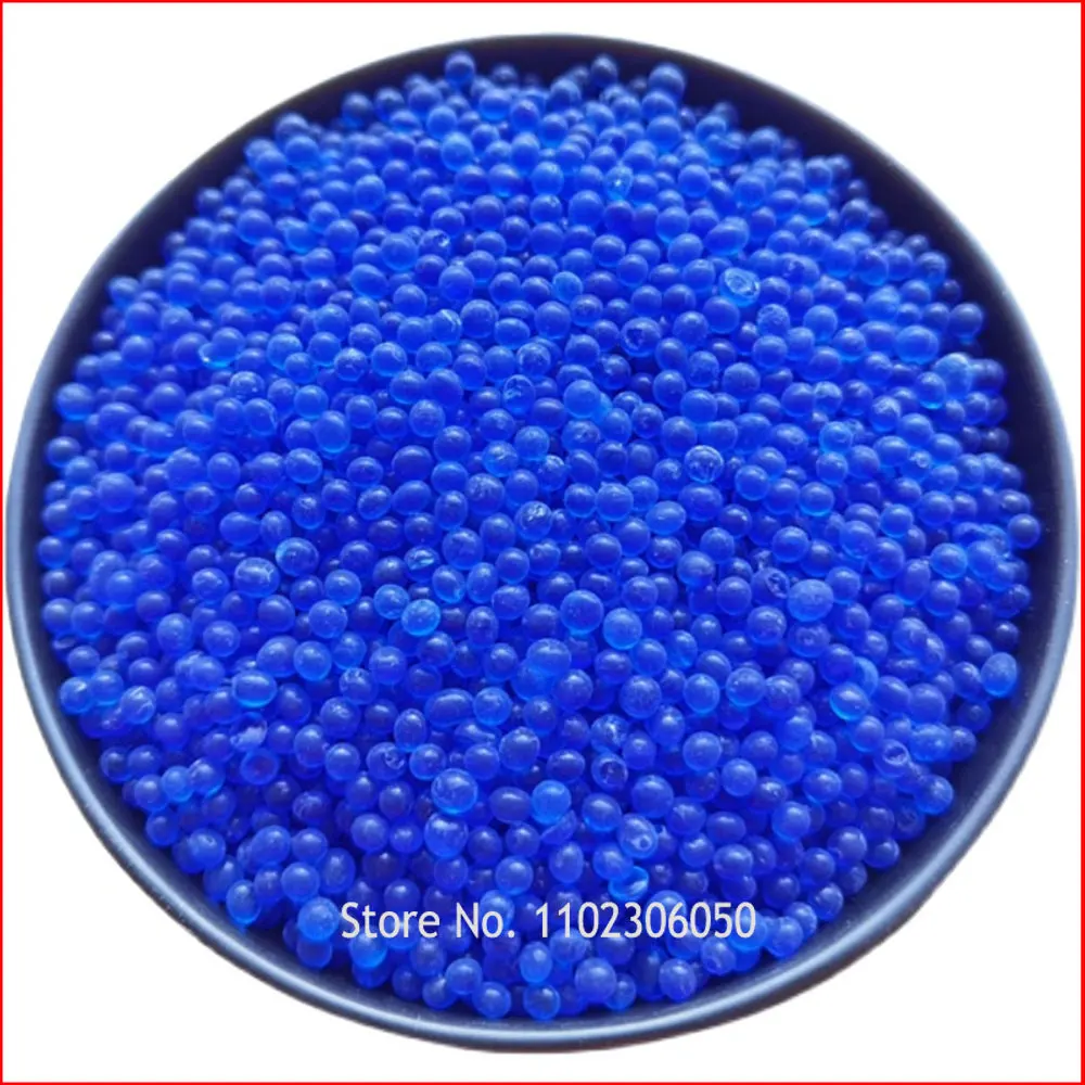 

Синие многоразовые шарики из силикагеля влагопоглотитель шарики изменяющие цвет Силикагель Осушитель