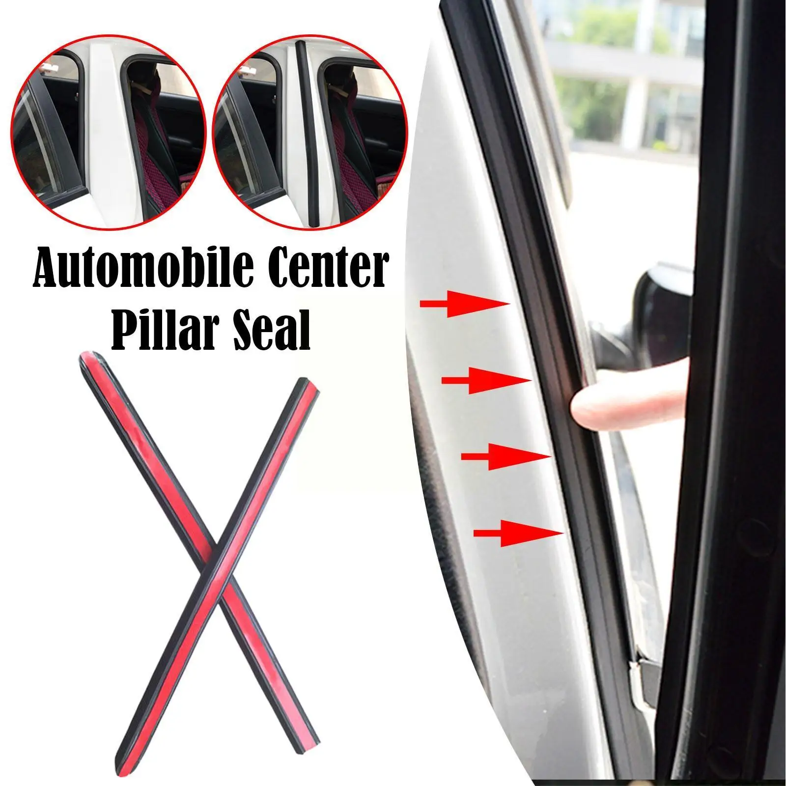 

Резиновая уплотнительная лента для автомобильной двери, 2 шт., наполнитель, уплотнительная лента для края, резиновая уплотнительная лента д...