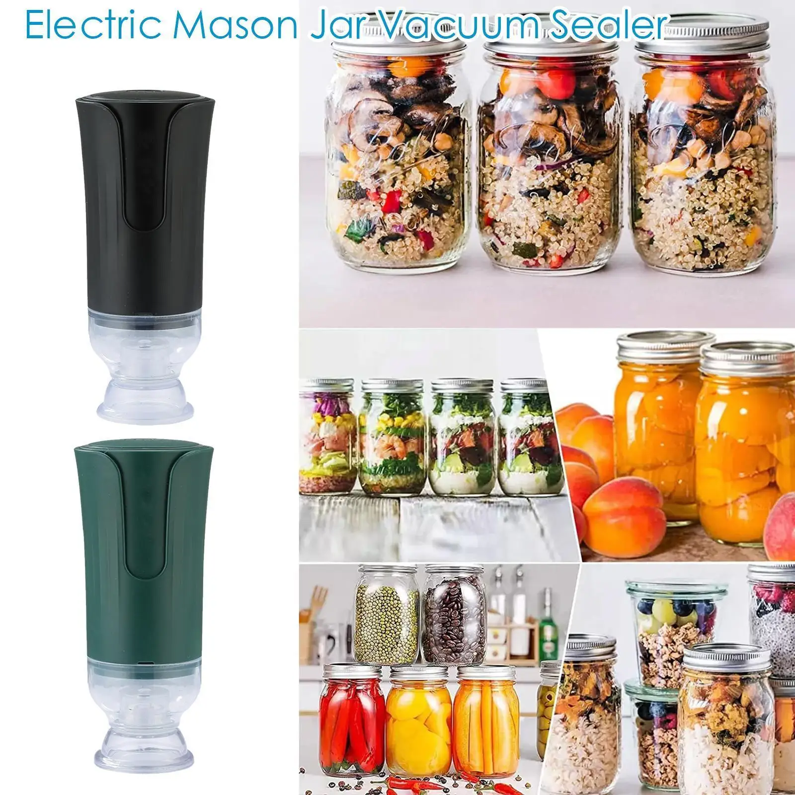 

Mason Jar упаковщик консервная банка вакуумный упаковщик набор для обычного широкого рта Mason широкий рот Мейсон для кухонных аксессуаров рот Z1S2