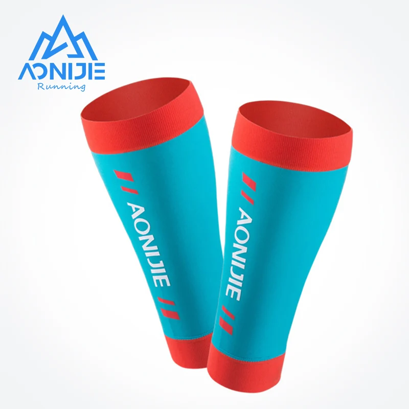 AONIJIE E4405 New Knit Compression Leg Calf Sleeves Socks Shin Splint Support Relief For Running Jogging Marathon Hiking Soccer