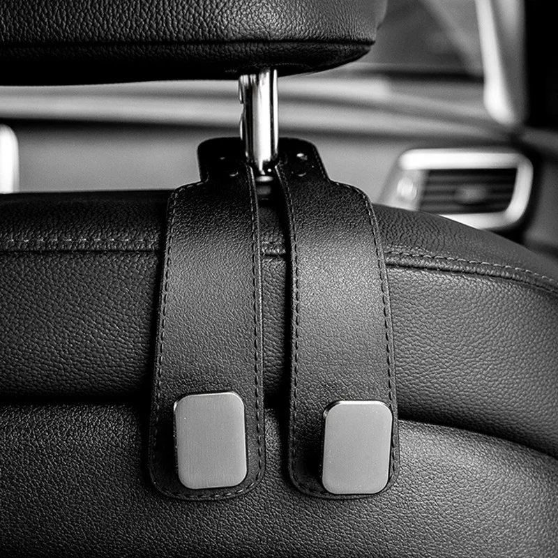 

Универсальный крючок для подголовника спинки автомобильного сиденья, держатель для телефона, складной ABS кожаный замшевый органайзер для автомобиля, вешалка, сумка для хранения кошелька