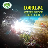 seafrogs 7500k mini photography fill light 1000lm super bright waterproof led light underwater 40m diving photography lighting