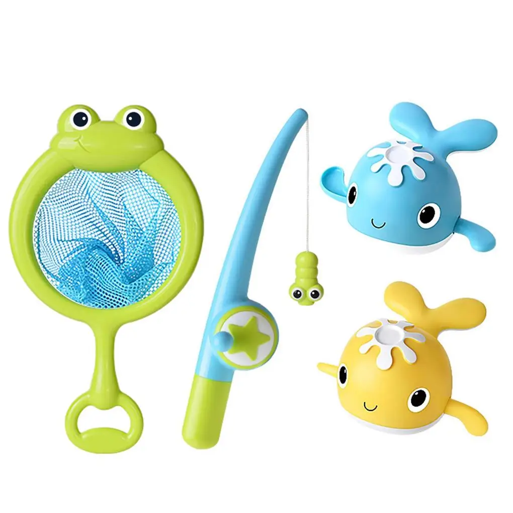 

Toddler Fishing Toys Set Water Game Props Brain Training Clockwork Toys Party Bathroom Swimming Pools Picture Color 1